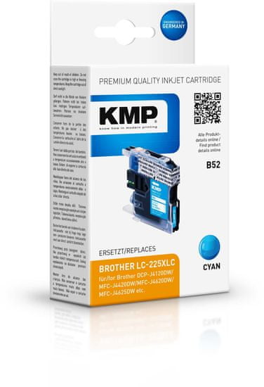KMP Brother LC-227XL C (Brother LC227XL C) modrý inkoust pro tiskárny Brother