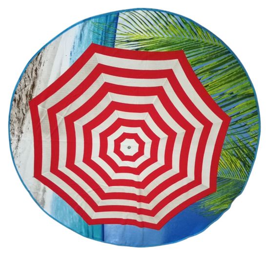 Jahu  Plážová osuška kruh Slunečník pr.150 cm