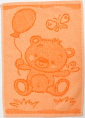 Profod  Dětský ručník Bear orange 30x50 cm