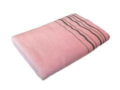 Praktik Textil  Ručník Zara 50x100 cm světle růžový