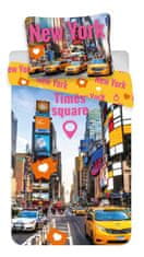 Jerry Fabrics  Povlečení fototisk Times Square 140x200, 70x90 cm