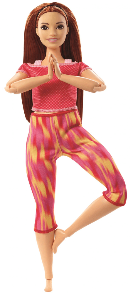 Mattel Barbie V pohybu zrzka v červeném topu