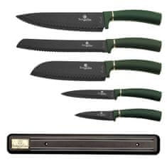 Berlingerhaus Sada 5 kuchyňských nožů s pruhy Bh-2532 Emerald