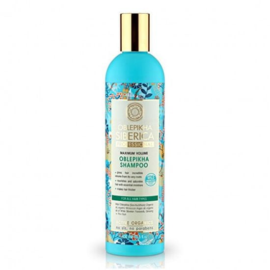 Natura Siberica Rakytníkový šampon pro maximální objem vlasů (Shampoo) 400 ml