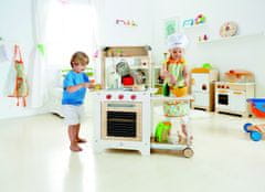 Hape Dřevěná dětská kuchyňka se servírovacím pultem