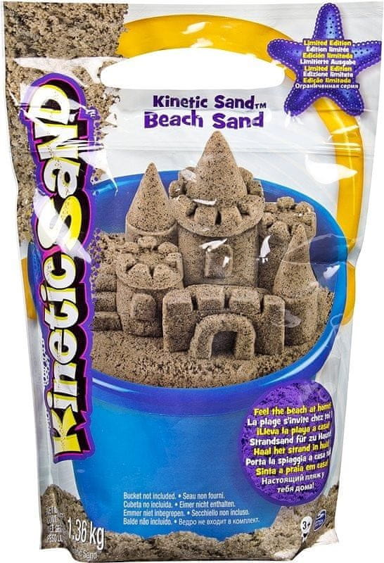 Levně Kinetic Sand Přírodní tekutý písek 1,4 kg