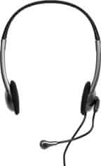 Port Designs Connect Stereo headset s mikrofonem, černá
