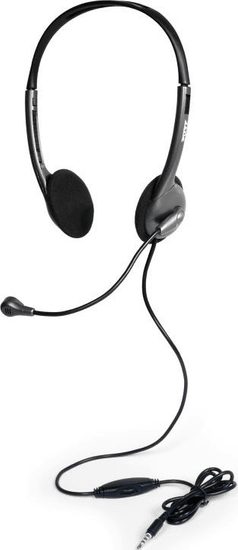 Port Designs Connect Stereo headset s mikrofonem, černá