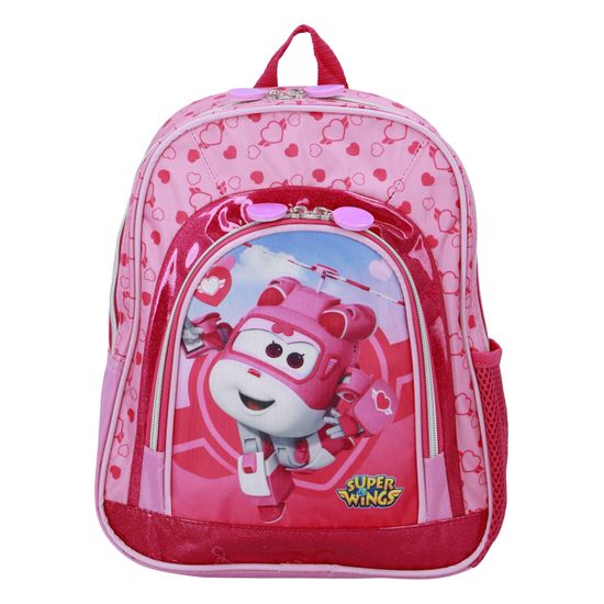 SETINO Dívčí školní batoh Super Wings, růžový
