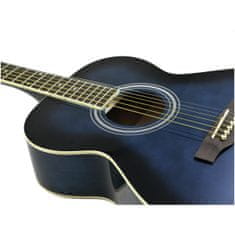 Dimavery AW-303, akustická kytara typu Folk, blueburst