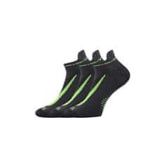Voxx 3PACK ponožky tmavě šedé (Rex 10) - velikost S