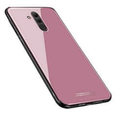 Huawei Obal / kryt na Huawei MATE 20 LITE růžový - skleněná záda