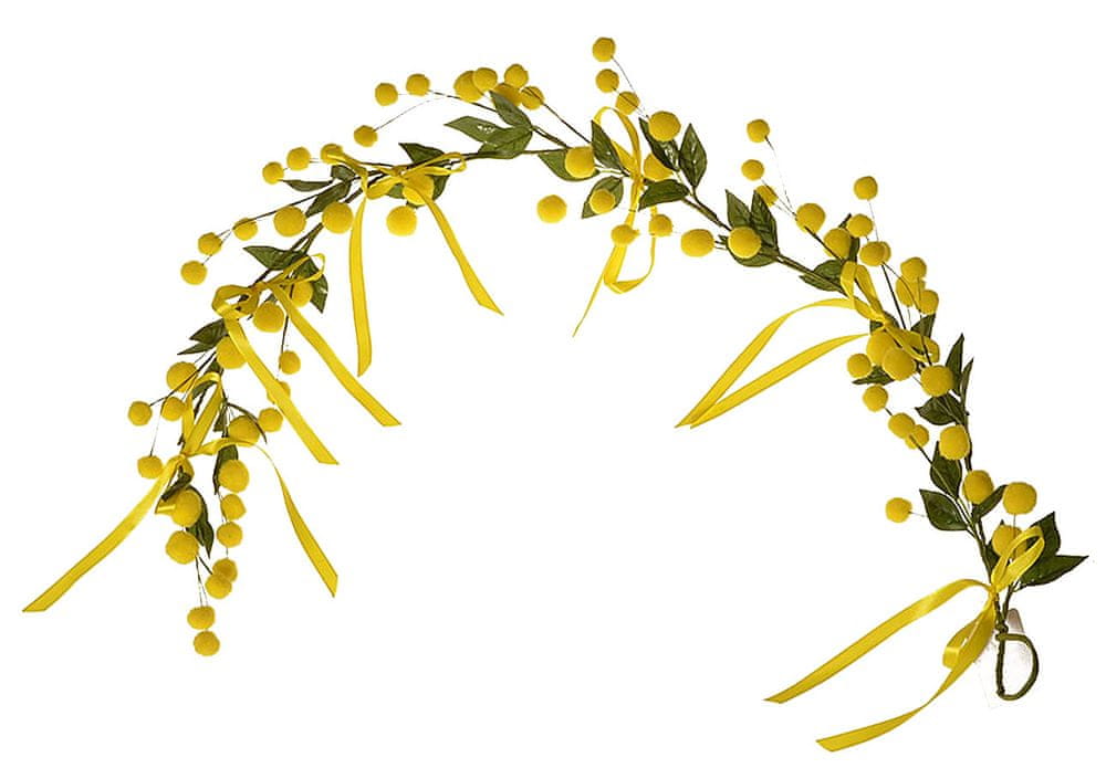 EverGreen Umělá rostlina Mimóza výška 50 cm žlutá