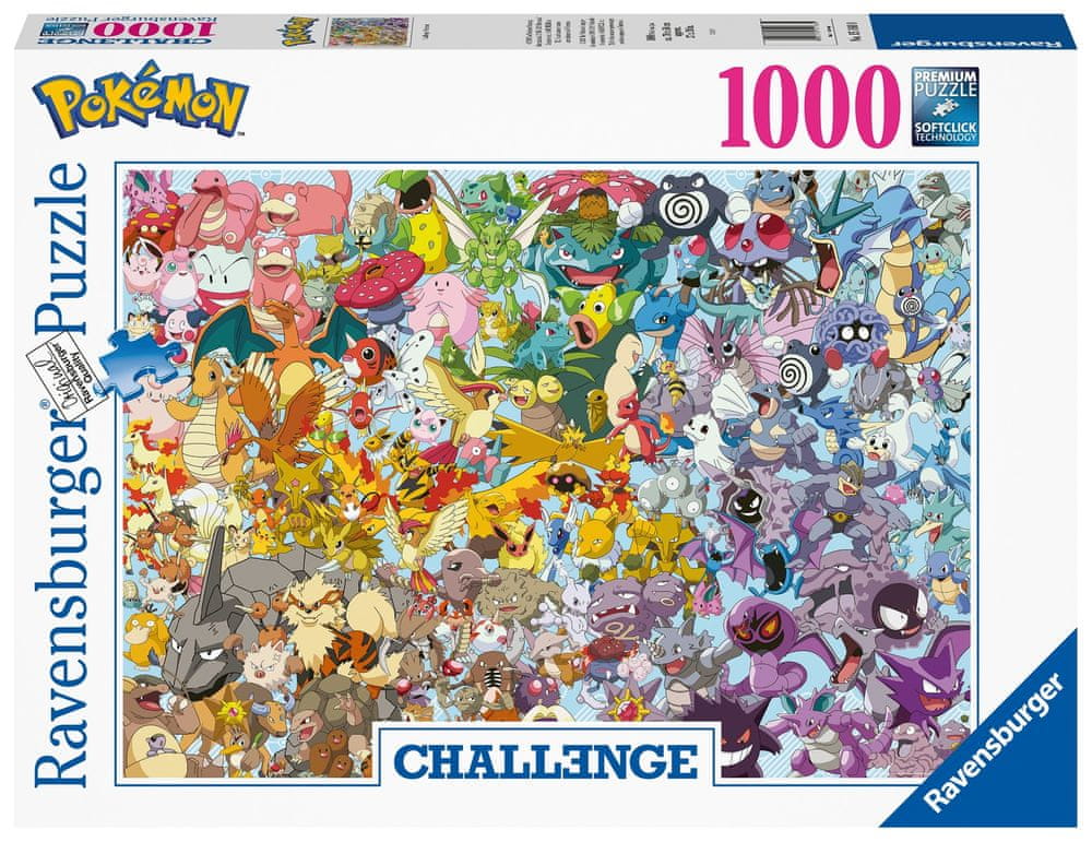 Ravensburger 151660 Challenge puzzle Pokémon 1000 dílků