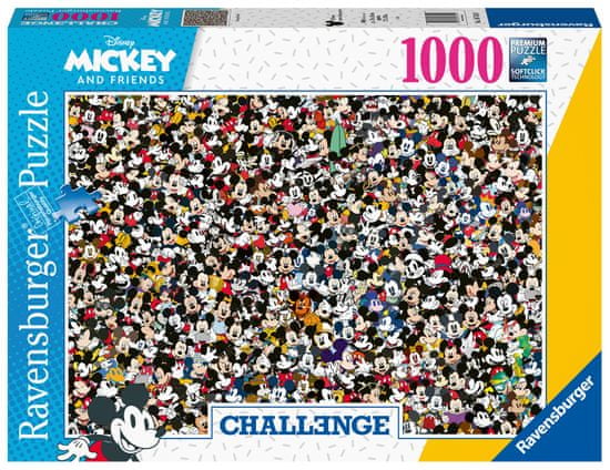 Ravensburger 167449 Challenge puzzle Disney a přátelé 1000 dílků