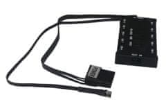 Eurocase Ventilátor pro PC RGB 120mm (FullControl spot Led), set 3ks + controller