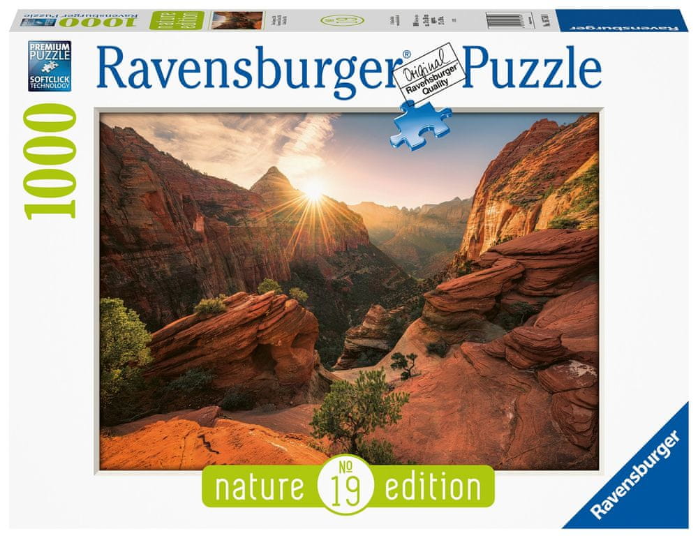 Ravensburger Puzzle 167548 Kaňon Zion, USA 1000 dílků
