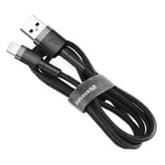 Noah Baseus Cafule Cable odolný nylonový kabel USB / Lightning QC3.0 1.5A 2M černý 