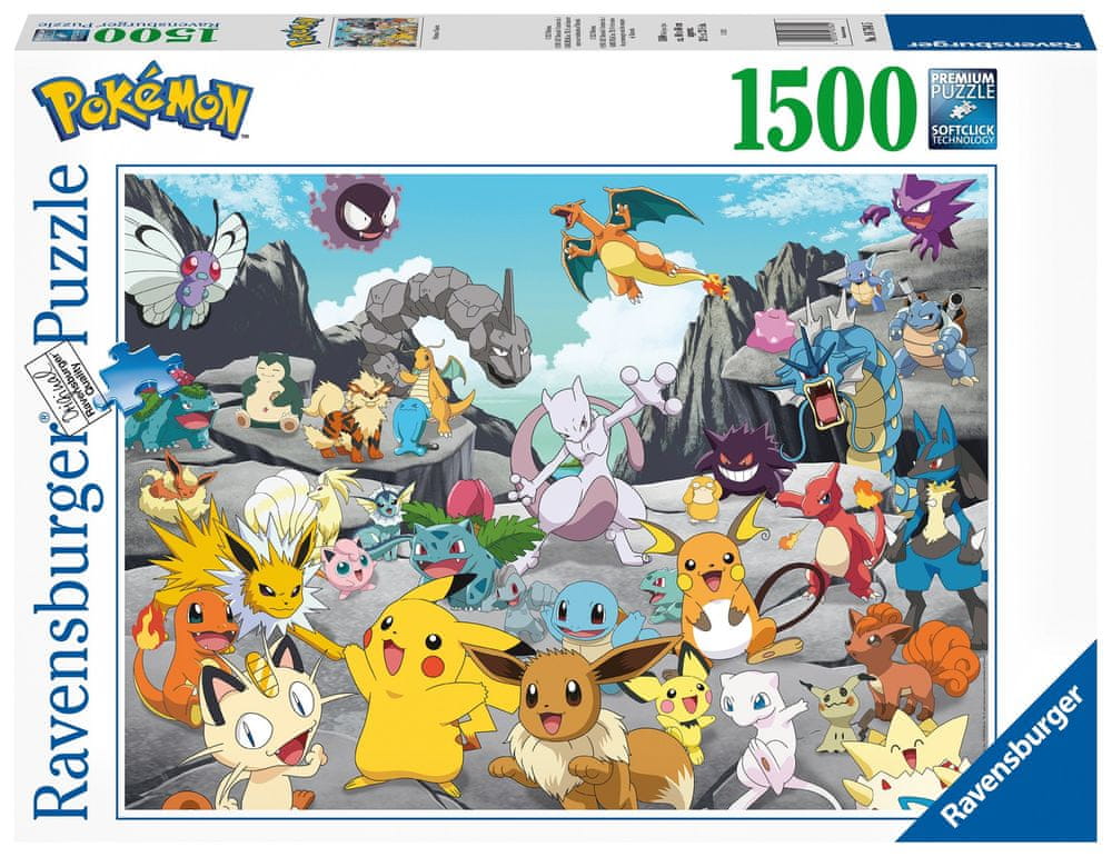 Levně Ravensburger Puzzle 167845 Pokémon 1500 dílků