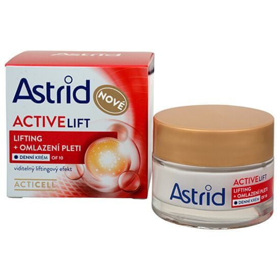 Astrid Liftingový omlazující denní krém OF 10 Active Lift 50 ml
