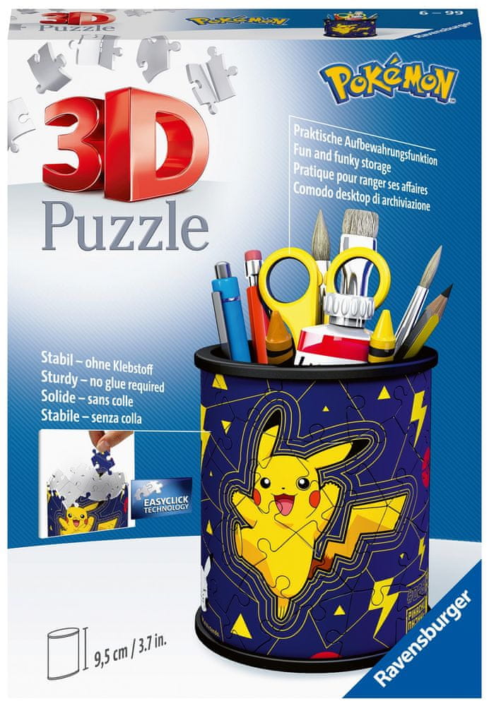 Ravensburger 3D Puzzle 112579 Stojan na tužky Pokémon 54 dílků