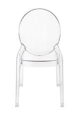 Židle ELIZABETH transparentní - polykarbonát