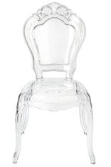 Židle KING transparentní - polykarbonát
