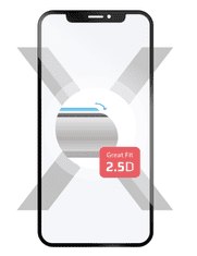 FIXED Ochranné tvrzené sklo pro Xiaomi MI 8 SE černé, 0.33 mm RC0120