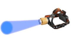 CoolCeny LED nárazuvzdorná čelovka TB 283 - Dosvit až 500 metrů, Zoom.