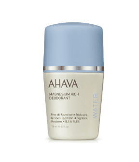 Ahava Roll-on antibakteriální deodorant pro ženy bez Hliníku s přírodním magnesiem a minerály z Mrtvého moře bez obsahu parabenů, alkoholu a triclosanu 50ml