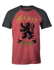 Grooters Pánské tričko Harry Potter - Nebelvír, Brave Velikost: XL