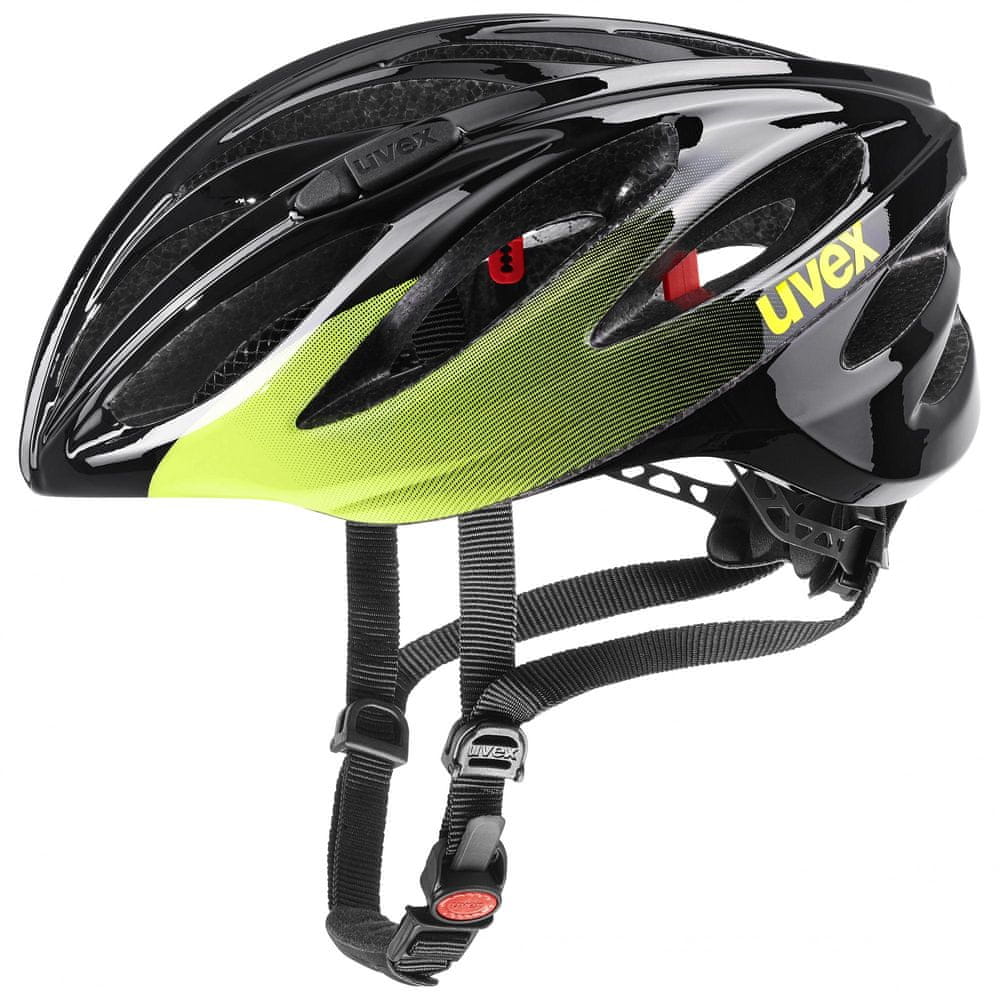Levně Uvex helma Boss Race Black-Lime 55-60 cm 2021