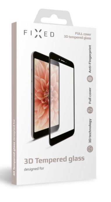 FIXED Ochranné tvrzené sklo 3D FC Apple iPhone 12/12 Pro, celý displej, černé FIXG3D-558-BK