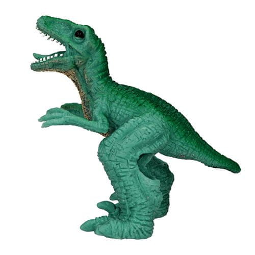 Dino World Prstová loutka ASST, Velociraptor - tmavě zelený