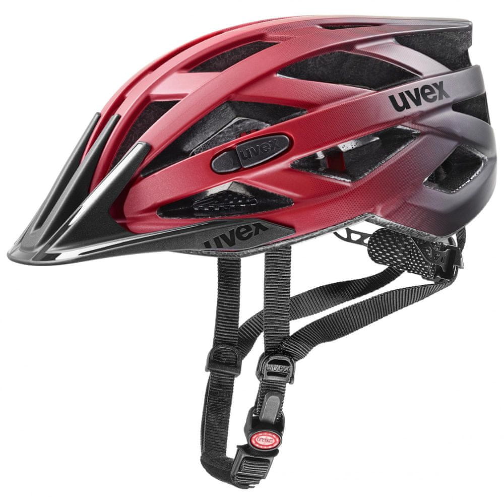 Uvex helma I-Vo CC 55-60 cm Red Black 2021