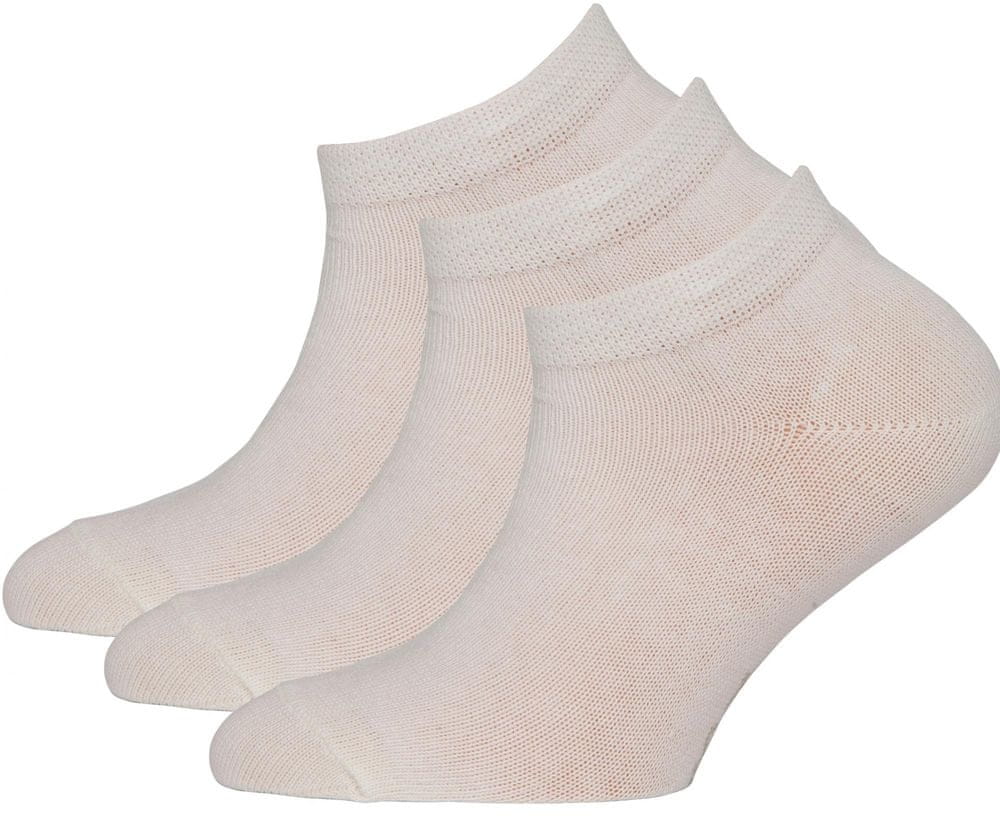 EWERS dětský 3pack kotníčkových ponožek 29291_1 19-22 bílá