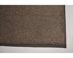 Kusový koberec Supersoft 420 hnědý 60x100