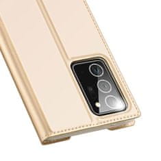 Dux Ducis Skin X knížkové kožené pouzdro na Samsung Galaxy Note 20 Ultra, růžové