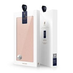 Dux Ducis Skin X knížkové kožené pouzdro na Samsung Galaxy Note 20, růžové