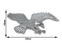 Highway-Hawk emblém samolepící HAWK 230x120mm (orel), chrom