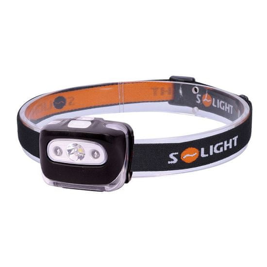 Solight Solight čelová LED svítilna, 3W plus červené světlo, 3x AAA WH27