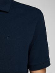 Jack&Jones Pánské polo triko Slim Fit JJEBASIC 12136516 Navy Blazer (Velikost L)