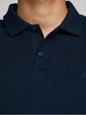 Jack&Jones Pánské polo triko Slim Fit JJEBASIC 12136516 Navy Blazer (Velikost XXL)