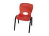 dětská židle červená 80511