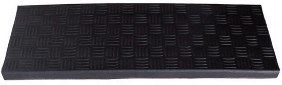 DURAmat Nášlapná rohož na schody gumová GOSSAN černá 25x75 cm