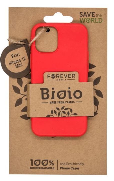 Levně Forever Zadní kryt Bioio pro Apple iPhone 12 mini (5,4") červený GSM102594
