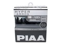 PIAA autožárovky Hyper Arros 3900K H11 - o 120 % vyšší svítivost, zvýšený jas