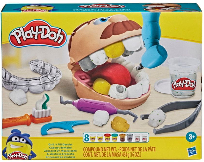 Levně Play-Doh Zubař Drill n Fill