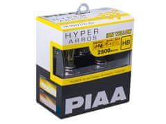 PIAA autožárovky Hyper Arros Ion Yellow 2500K H8 - teplé žluté světlo 2500K do extrémních podmínek