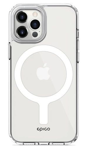 EPICO Hero kryt na iPhone 12/12 Pro s podporou uchycení MagSafe, 50010101000012, transparentní